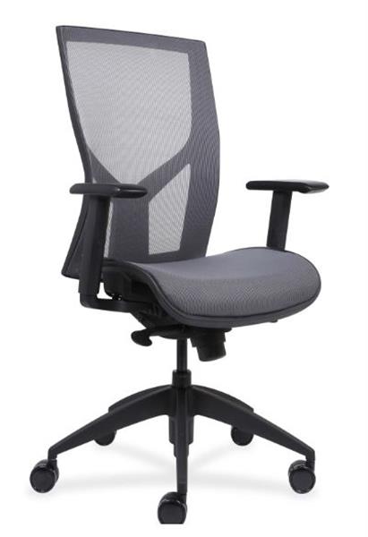 Lorell High-Back Chair With Mesh Back & Seat